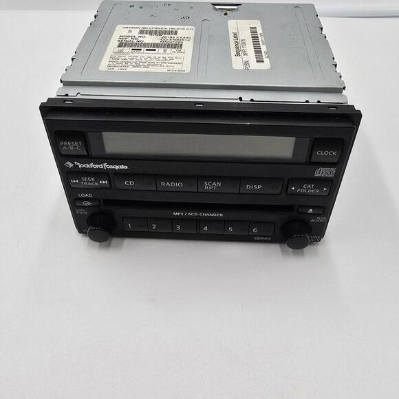 Radio 2005 2006 2007‎ NISSAN XTERRA 6disc CD Changer MP3 Rockford Fosgate - Picture 1 of 11